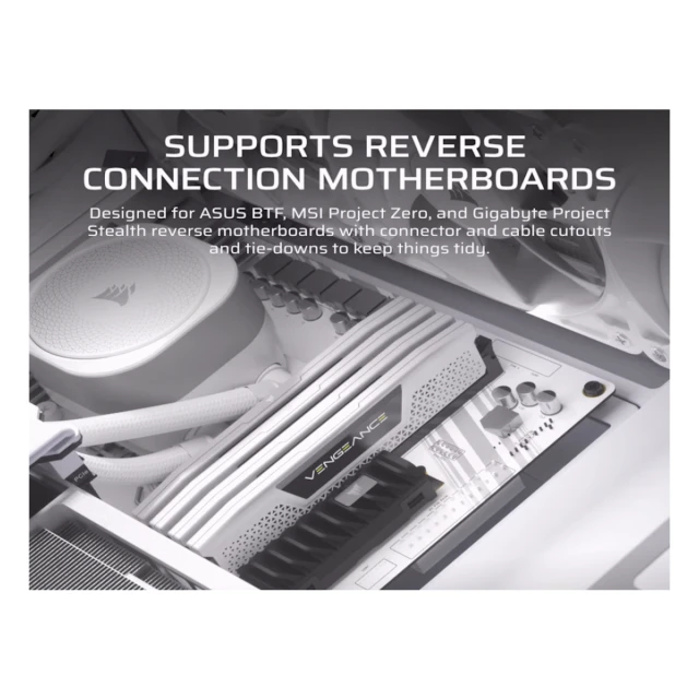 Kucište CORSAIR FRAME 4000D RS Mid-Tower/ATX/kaljeno staklo/bez napajanja/bela