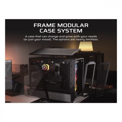 Kucište CORSAIR FRAME 4000D RS ARGB Mid-Tower/ATX/kaljeno staklo/bez napajanja/bela