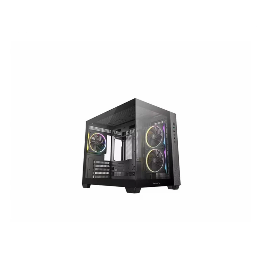 Kucište DeepCool CG330/Micro-ATX/ITX/ATX PS2/SFX/SFX-L/bez napajanja/kaljeno staklo/ARGB/crna