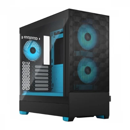 Kućište Fractal Design Pop Air RGB Cyan Core TG Clear Tint, FD-C-POR1A-02