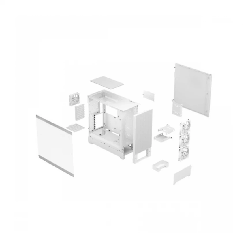 Kućište Fractal Design Pop XL Air RGB White TG Clear Tint, FD-C-POR1X-01