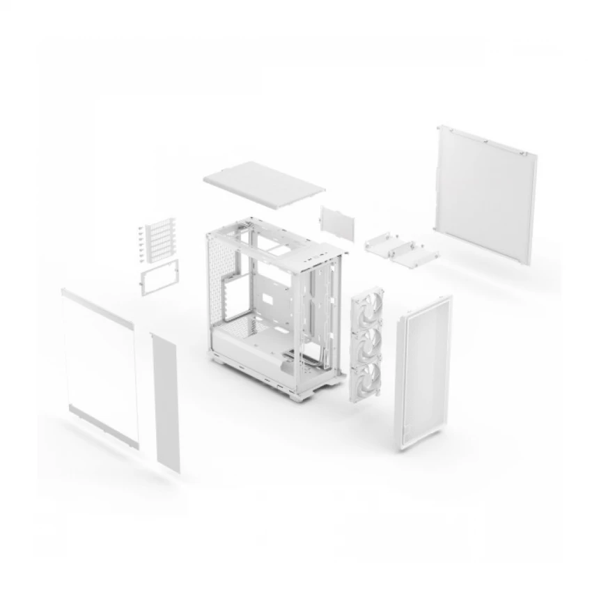 Kuciste FractalDesign Epoch White TG Clear tint, FD-C-EPO1A-03
