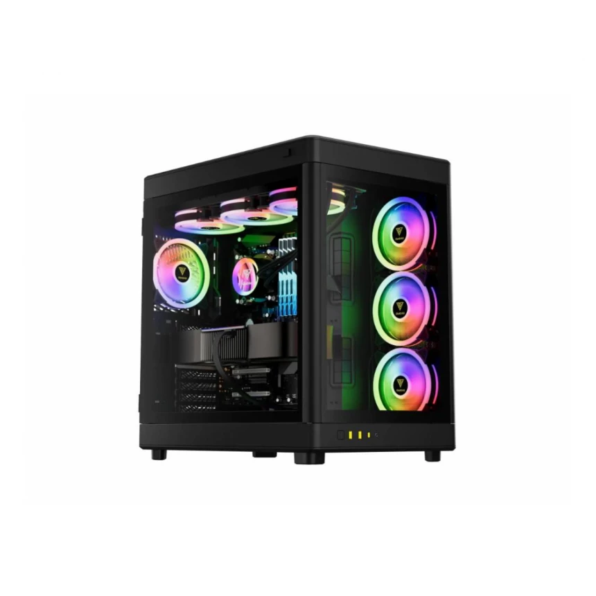 Kucište Gamdias Neso P1 Full Tower/E-ATX/ATX/Micro-ATX/Mini-ITX/bez napajanja/kaljeno staklo/crna