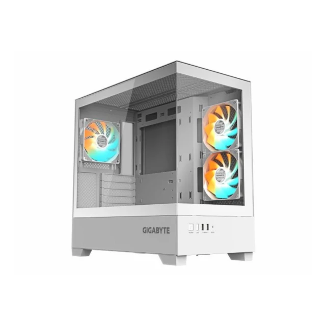 Kucište GIGABYTE C201P Panoramic ICE Micro-ATX/Mini-ITX/bez napajanja/bela