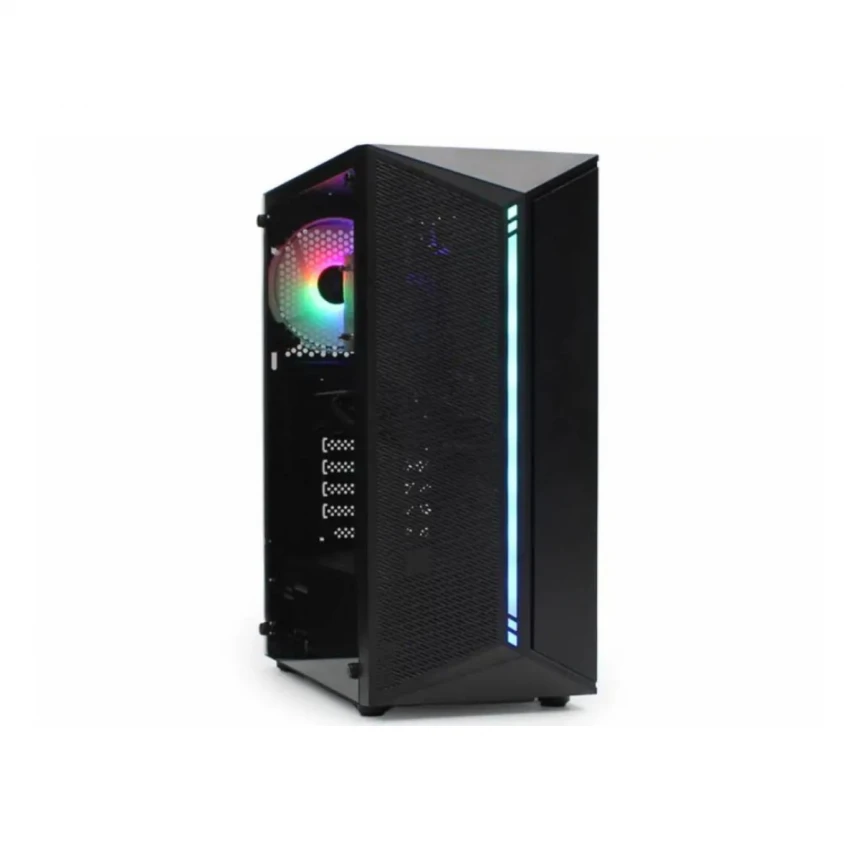 Kucište IG-MAX E0901-6650 Torpedo 1F Mid Tower/ATX/microATX/Mini-ITX/RGB/650W/crna