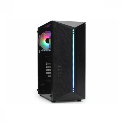 Kucište IG-MAX E0901-6650 Torpedo 1F Mid Tower/ATX/microATX/Mini-ITX/RGB/650W/crna