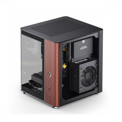 Kuciste Jonsbo TK-0 Mini-Tower, WOOD-Black