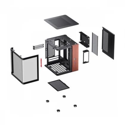 Kuciste Jonsbo TK-0 Mini-Tower, WOOD-Black
