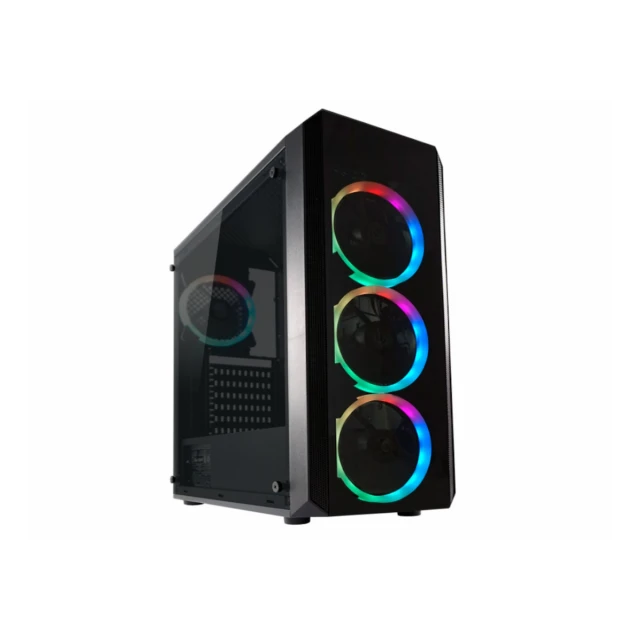 Kućište LC POWER 703B-ON Midi-Tower ATX/Micro-ATX/Mini-ITX/bez napajanja/crna