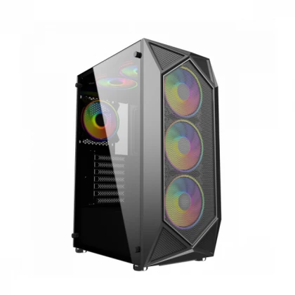 Kuciste Raidmax Hydra window/black, 4x 120mm RGB/800W/RH800RGB