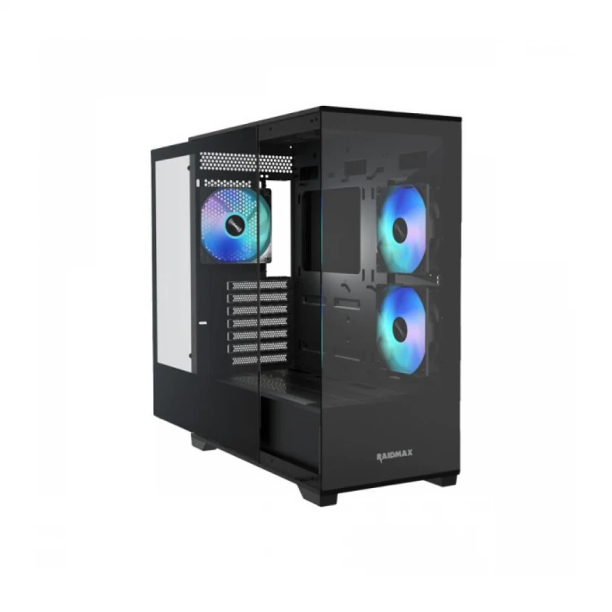 Kuciste Raidmax Infinita i801TBF Glass/650W/Black/i801TBF