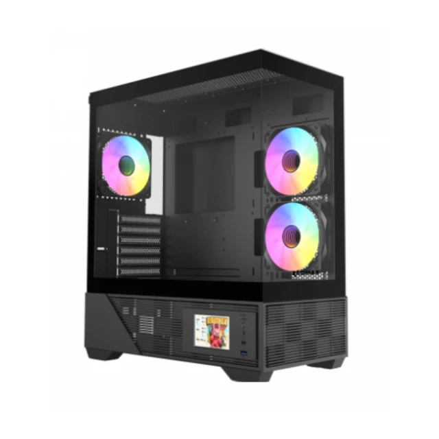 Kućište Raidmax Infinita i803 ARGB Black LCD Ekran, i803BF