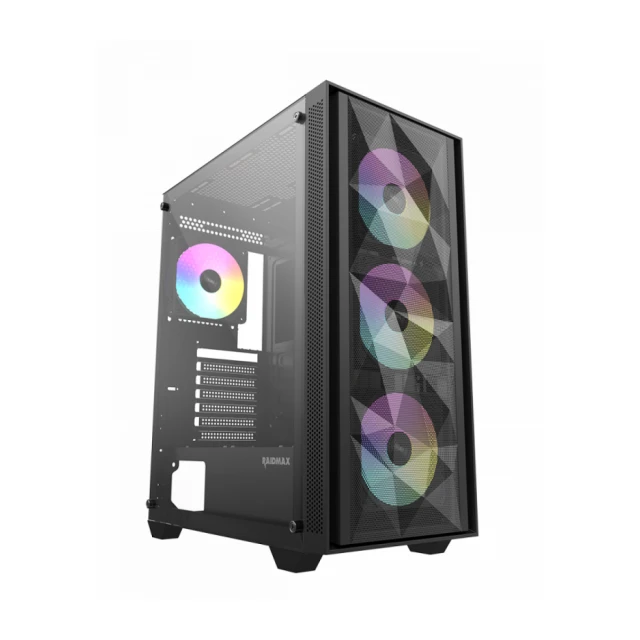 Kuciste Raidmax TALOS II  V217TBF Black RGB 650W (RX-650XTB)