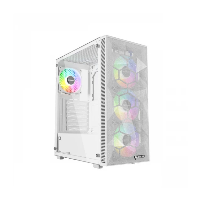 Kuciste Raidmax Talos window/White, 4x 120mm FRGB/No-PSU/RT650RGBW