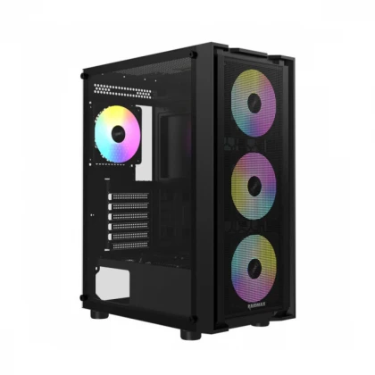 Kuciste Raidmax Vector 216 Black 4 x RGB fan/Window/650W+ 600W 80+Gold budle