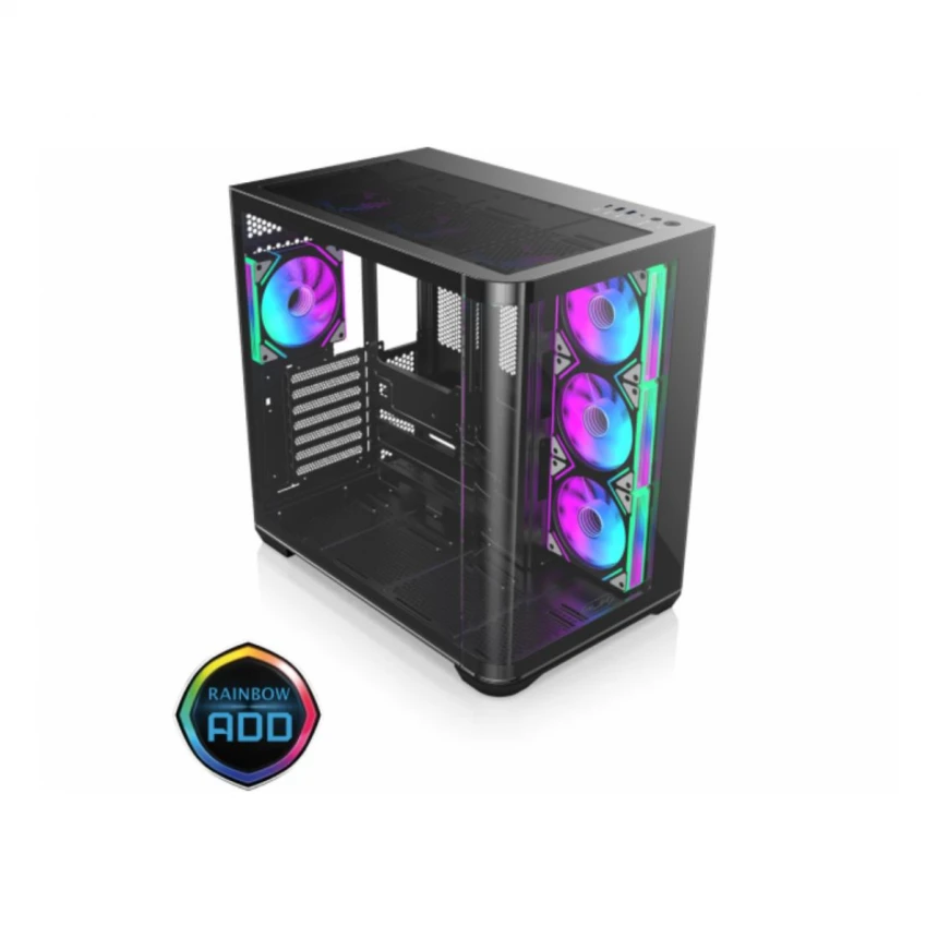 Kucište RAIJINTEK ATREUS BT4/ATX/Micro ATX,Mini-ITX/bez napajanja/crna