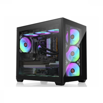 Kucište RAIJINTEK PAEAN C7/ATX,Micro-ATX,MINI-ITX/bez napajanja/kaljeno staklo/crna