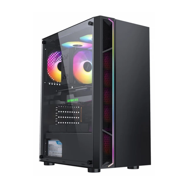 Kućište Raptor Vertos RGB/Black/Window/Bez Napajanja