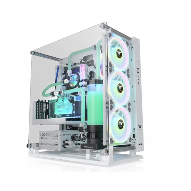 Kuciste Thermaltake Core P3 TG Pro Snow/White/Wall Mount/Glass, CA-1G4-00M6WN-09