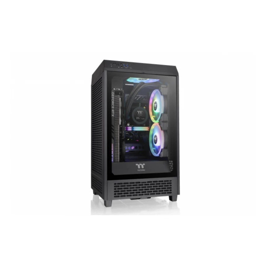 Kućište Thermaltake The Tower 200/Black/Win/CT140 Fan*2/CA-1X9-00S1WN-00