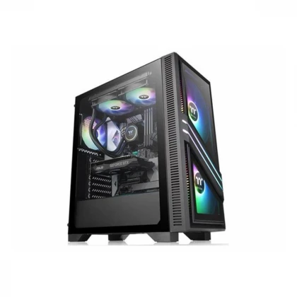 Kucište THERMALTAKE VERSA T35 TG Mid-Tower/kaljeno staklo/RGB/bez napajanja/crna