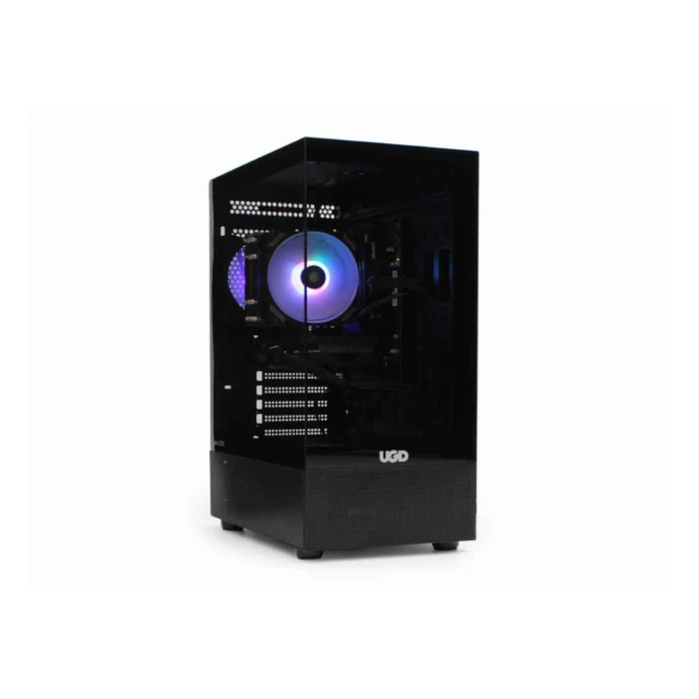 Kućište UGD FUSION 3333 Midi Tower/ATX/čelik,kaljeno staklo/bez napajanja/crna