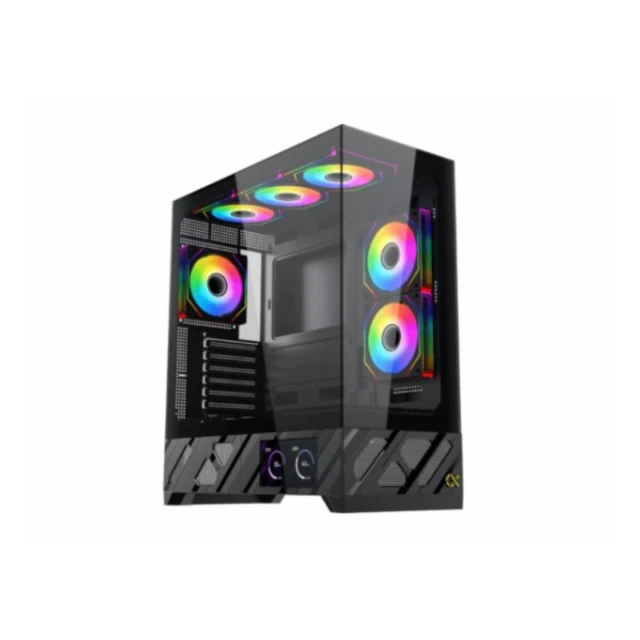 Kucište XIGMATEK Alphard Pro Gaming/E-ATX/ATX/M-ATX/Mini-ITX/ARGB/bez napajanja/crna