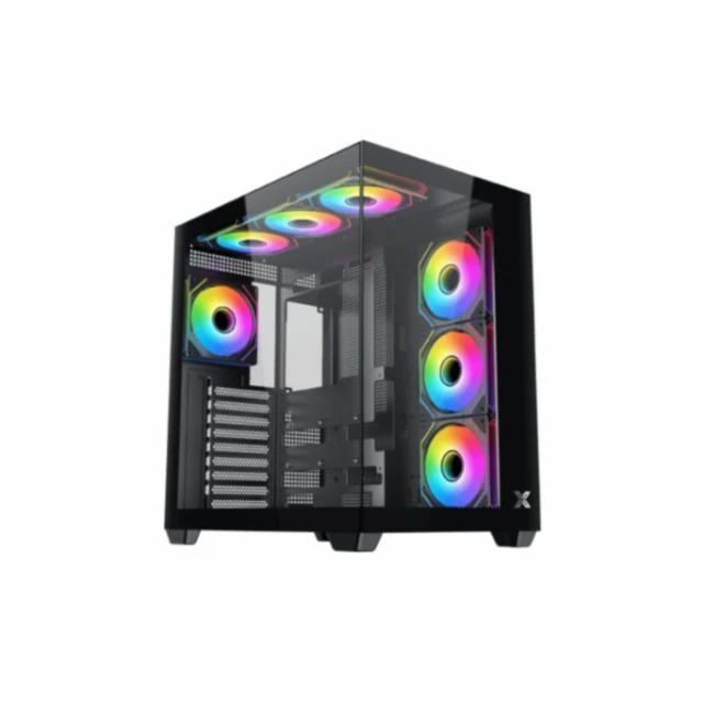 Kucište XIGMATEK Aqua V Air Gaming/ATX/Micro ATX/Mini ITX/ARGB/bez napajanja/crna