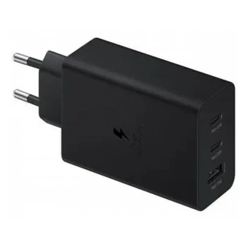 Kućni punjač SAMSUNG 65W USBX2 + USB-C EP-T6530-NBE BEZ KABLA