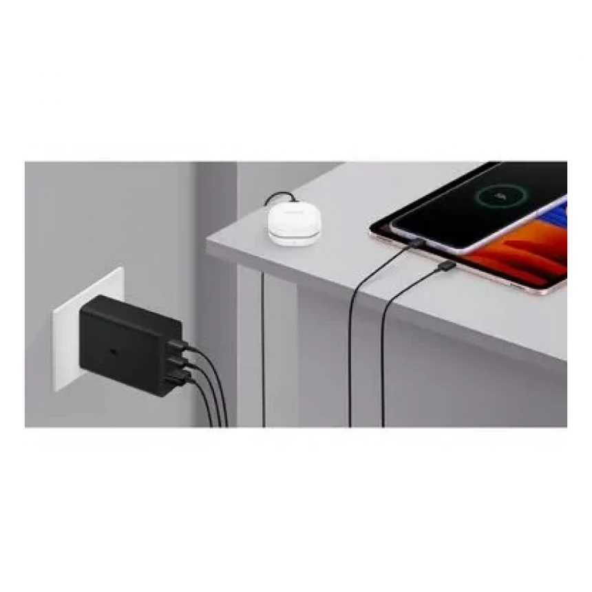 Kućni punjač SAMSUNG 65W USBX2 + USB-C EP-T6530-NBE BEZ KABLA