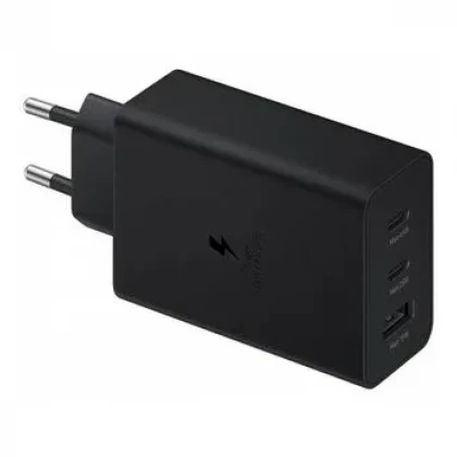 Kućni punjač SAMSUNG 65W USBX2 + USB-C EP-T6530-NBE BEZ KABLA