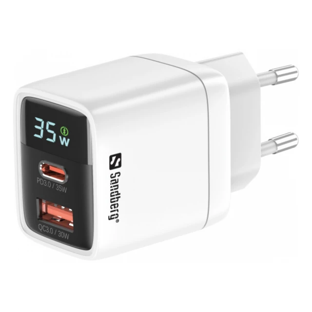 Kućni punjač Sandberg 2u1 441-52 1xUSB/1xUSB-C 35W