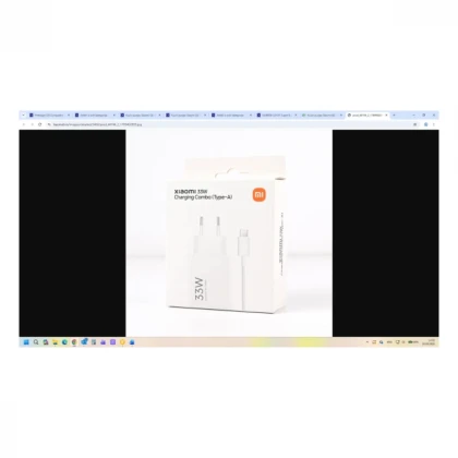 Kucni punjac Xiaomi QC 33W sa USB na Type C kablom beli