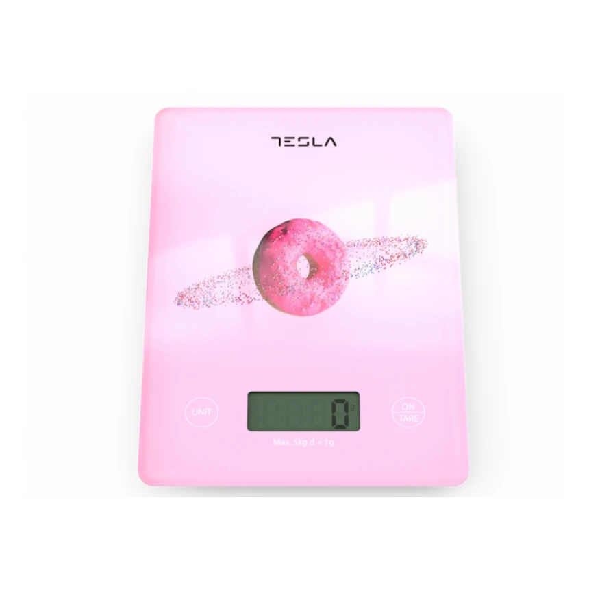 Kuhinjska vaga TESLA KS101P 5kg/roze