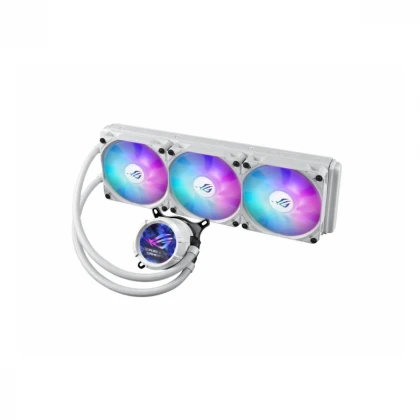 Kuler za CPU ASUS ROG STRIX LC III 360 WHT/3x120mm/ARGB/2.1" IPS LCD/vodeno hladenje/bela