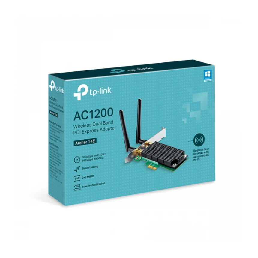LAN MK PCI-E TP-Link Archer T4E wireless AC1200 dual band