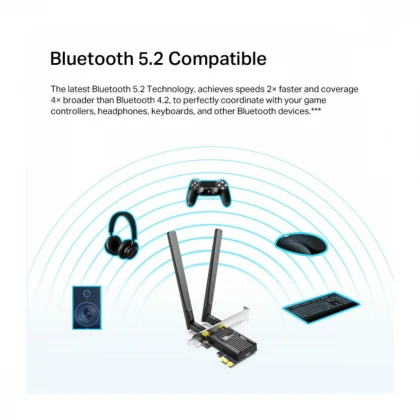 LAN MK PCI-E TP-Link Archer TX20E WiFi AX1800/Bluetooth 5.2