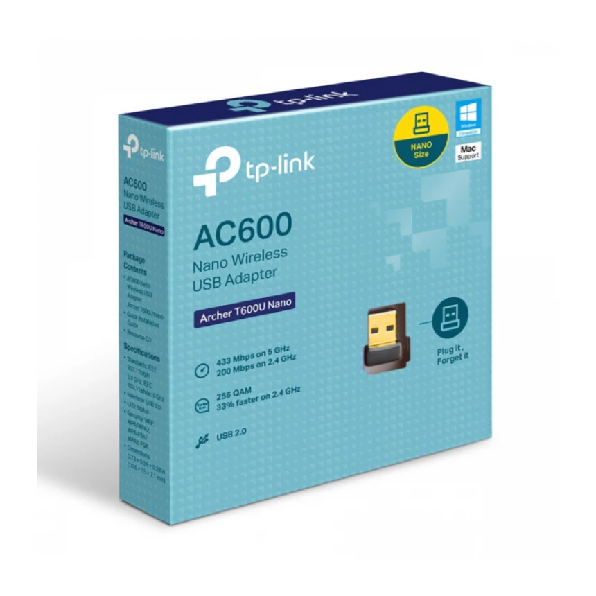 LAN MK TP-LINK ARCHER T600U NANO AC600Mb/s USB