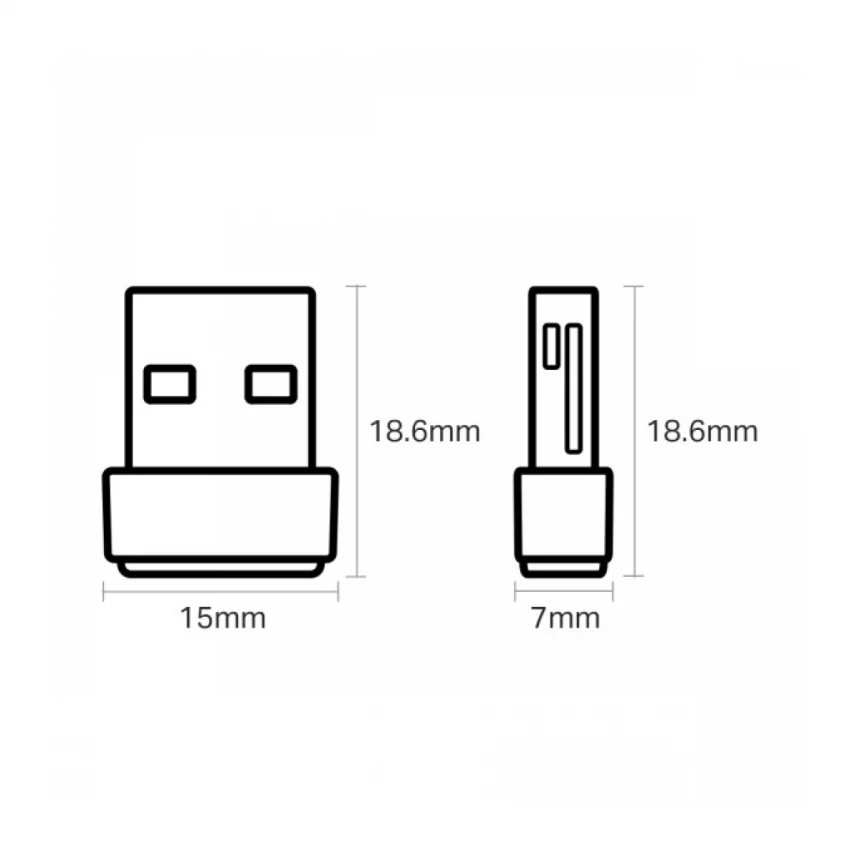 LAN MK TP-LINK ARCHER T600U NANO AC600Mb/s USB