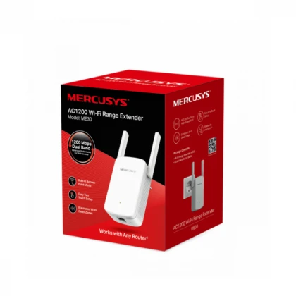 LAN Router Mercusys ME30 AC1200 Wi-Fi RangeExtender