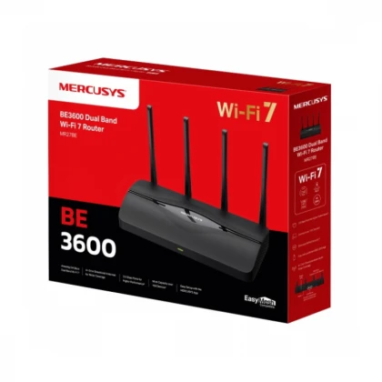 LAN Router Mercusys MR27BE WiFi/BE3600/2x1G/2x2,5G/3568Mb/s