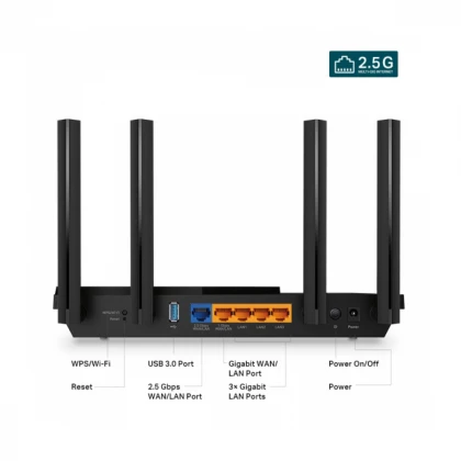 LAN Router TP-Link Archer AX55Pro AX3000/WiFi6/4 2.5G LAN