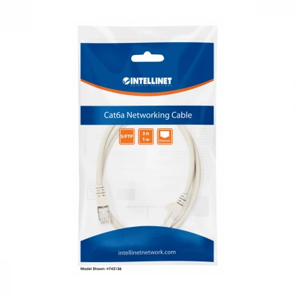 LAN SFTP kabl intellinet 317245 Cat6A CU/LS0H/Sivi/5m