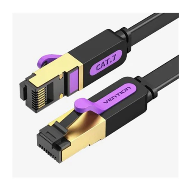 LAN STP kabl Vention ICABF Cat.7 flat 10G/600MHz 1m