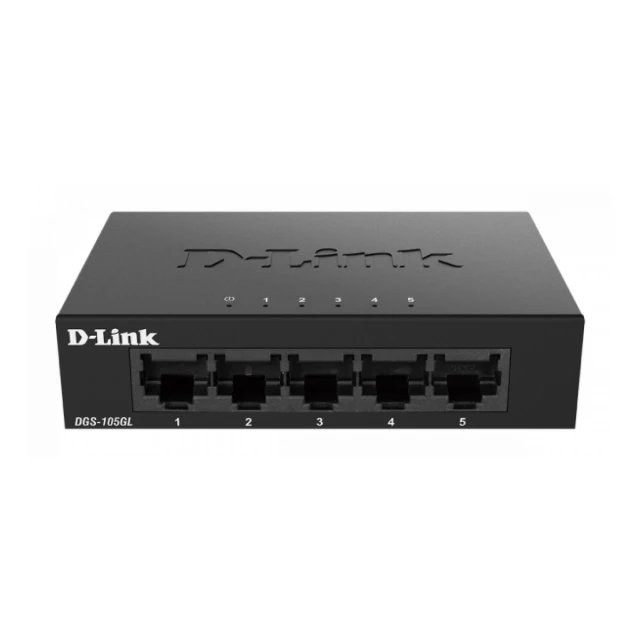 LAN Switch D-Link DGS-105GL/E 10/100/1000 5port Metal Gigabit