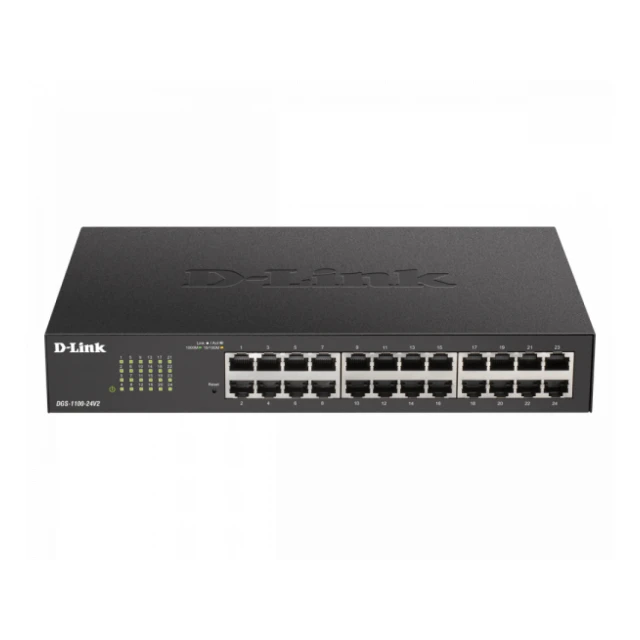 LAN Switch D-Link DGS-1100-24V2/E 10/100/1000Mbps 24port Smart