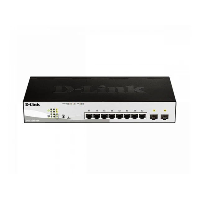 LAN Switch D-Link DGS-1210-10P/E 10/100/1000 8PoEport/2SFP Smart