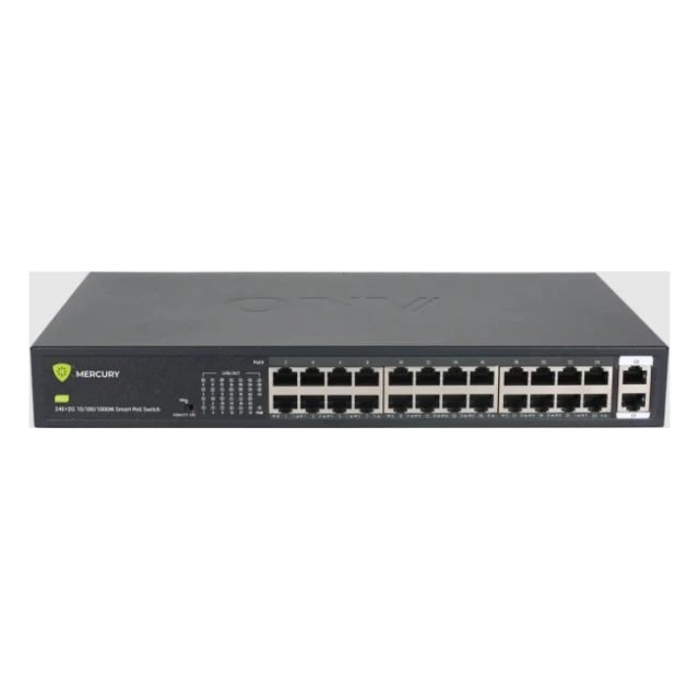 LAN Switch Mercury H1024PL PoE 10/100Mbps