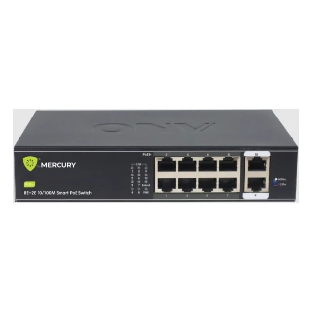 LAN Switch Mercury H1108PL PoE 10/100Mbps