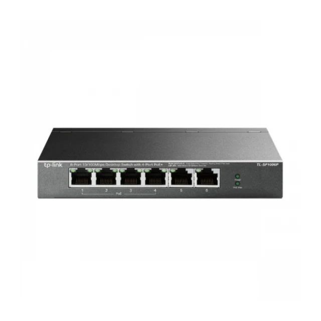 LAN Switch TP-LINK TL-SF1006P 6-port 10/100 4-Port PoE+